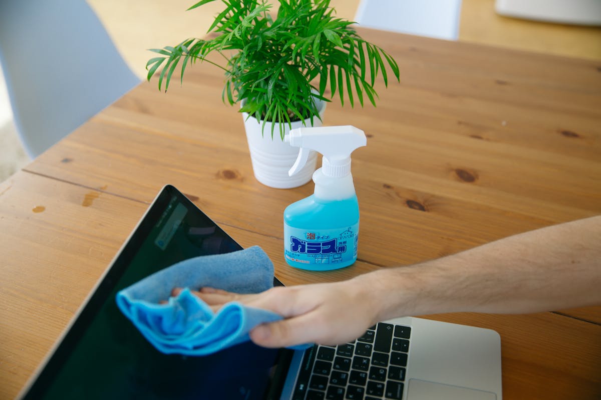 Professional laptop screen cleaning service Sydney